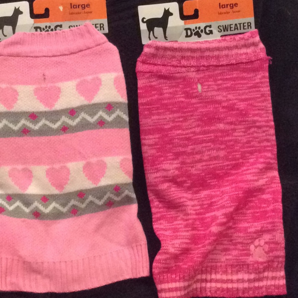 Sz large fur baby sweater bundle